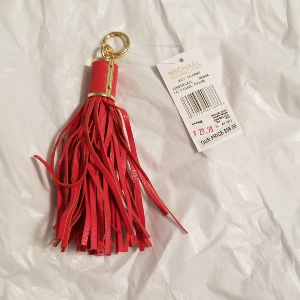 NWT tassel charm